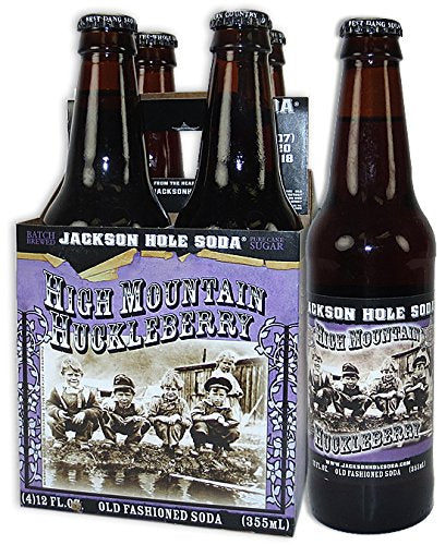 Jackson Hole SODA - HIGH MOUNTAIN HUCKLEBERRY (Pack of 6)