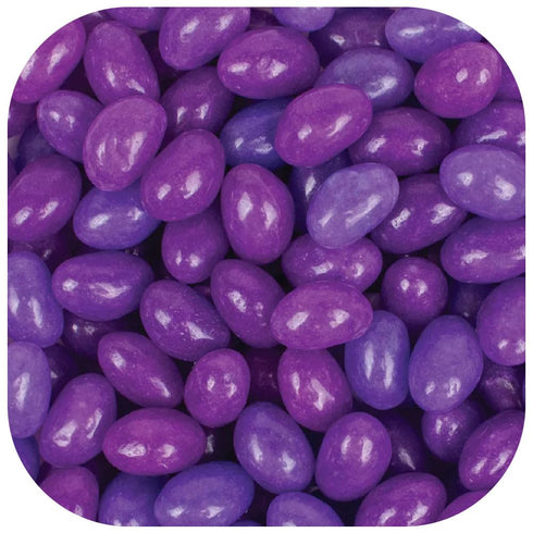 Purple Candy Bulk Jelly Beans - Grape Flavored Chewy Candy Beans For