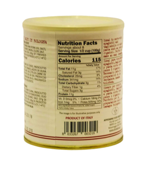 Amerigo 28.2 oz (800g) | Traditional Italian Bolognese Meat Sauce |