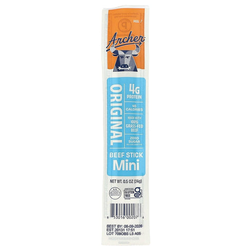 Country 16 Count, 8 Archer, Jerky Sticks Mini Beef Original Ounce