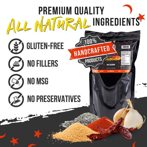 Spellbound 2 Lbs Lane's Hot Sweet and Spicy Pork Rub Seasoning, All-Natural Butt Rub Seasoning, Rib Rubs for Smoking