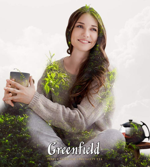 Greenfield Grand Fruit Black Tea Collection - 25 Teabags in Special Foil Sachet for Exceptional Freshness