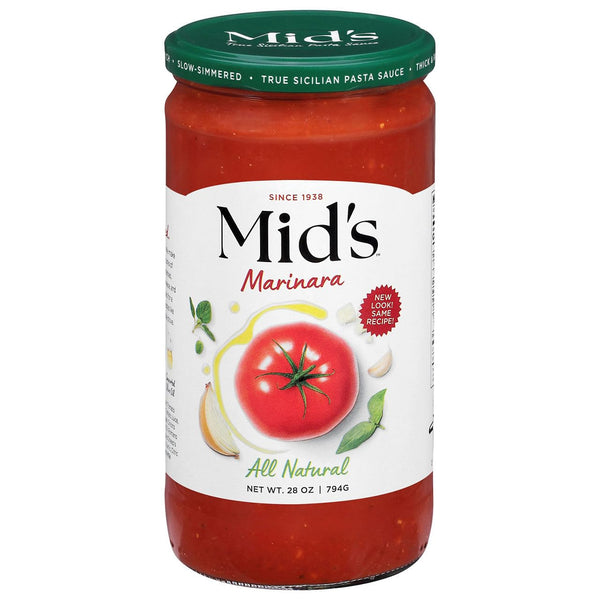 Mid's , Marinara Pasta Sauce, 28 Ounce