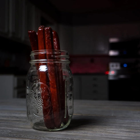 7 (3 Pack) Pepper Joes Jalapeno Cheddar Snack Sticks Slow Smoked Spicy Meat Sticks with Jalapenos, Cheddar Cheese