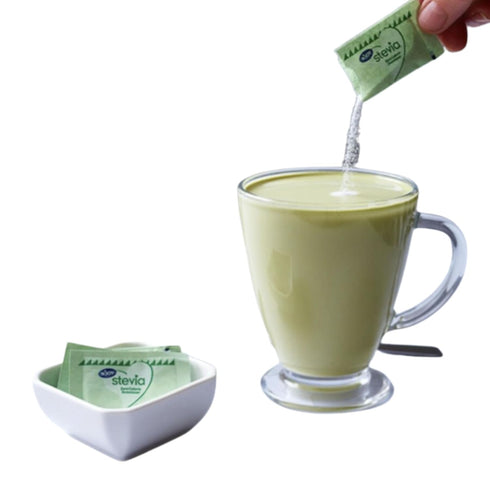 Vallary 200 Packets Zero Calorie Sweetener Green Stevia | Natural Sugar Substitute | Keto, Kosher, Gluten-Free