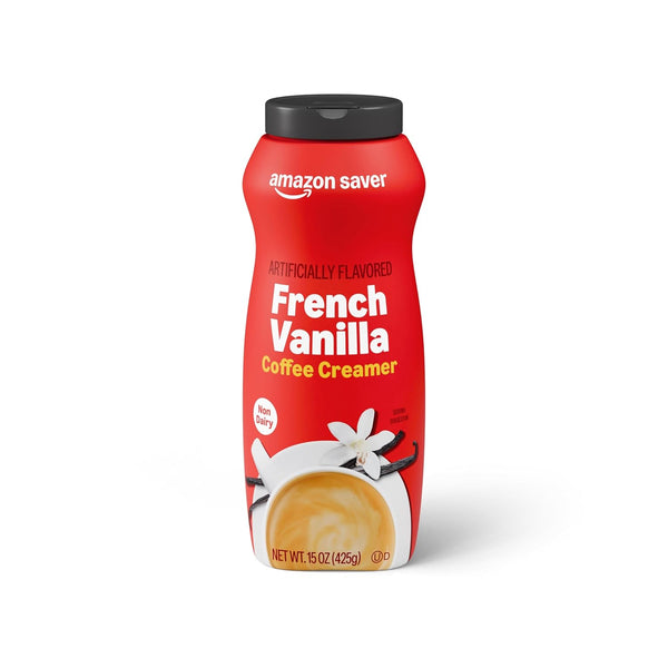 Amazon Saver, French Vanilla Powdered Coffee Creamer, 15 Oz