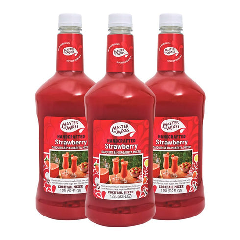 Master of Mixes Strawberry Daiquiri/Margarita Drink Mix, Ready To Use, 1.75 Liter