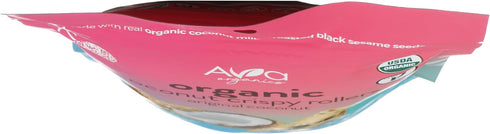 2.8 Ava Organics, Original Coconut Crispy Rollers, Ounce