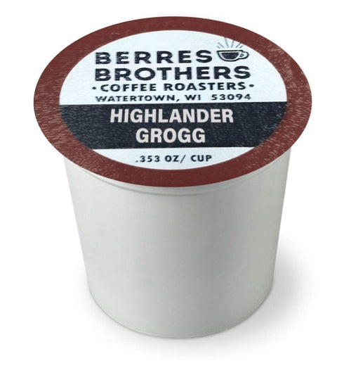 Berres Brothers Highlander Grogg Coffee K Cups, 12 Count Single Serve Pods for Keurig Coffee Makers, Flavored Medium