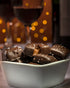 (32 oz Sanders Dark Chocolate Sea Salt Caramels Tub) Handcrafted Small Batch Slow Cooked Caramel, Sea Salt Dark