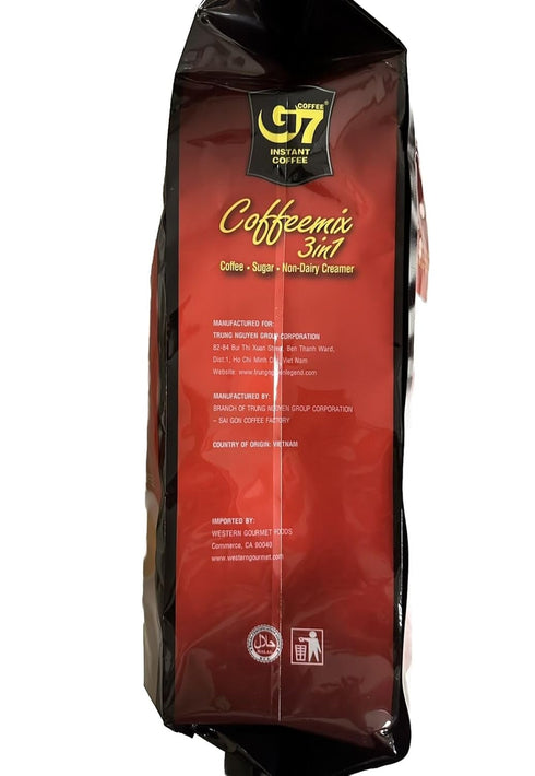 G7 3-In-1, 120 packs .56oz/pack Instant Coffee Trung Nguyen