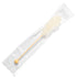 36 Candy Envy - White Caf Sugar Sticks Mini Rock Candy - Individually Wrapped White Treats - Original Sugar Flavored