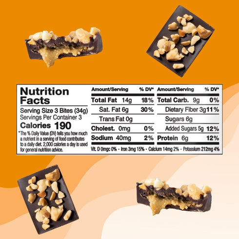 (4 Count) JOJO's Dark Chocolate Peanut Butter Filled, Healthy Snack, Low Sugar, Low Carb, Gluten Free, Non GMO, Paleo