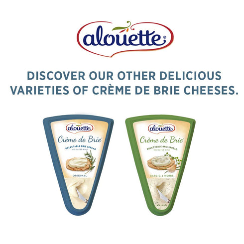 5oz (Count 4) Alouette Crme de Brie Original Creamy Cheese Spread - for Entertaining & Snacking - unit