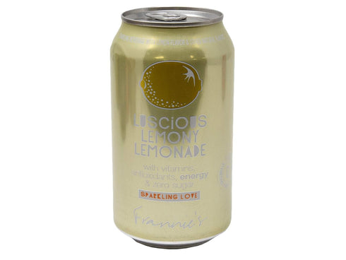 AmishTastes Frannies Sparkling Luscious Lemony Lemonade, Protected With High-Density Foam, 12 Oz. (Case