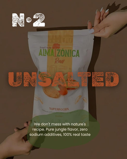 ALMA ZNICA 1 lb (16 oz) Raw Brazil Nuts Wild Harvested, Unsalted, Whole, High Selenium, Non-GMO, Single-Origin Bolivia