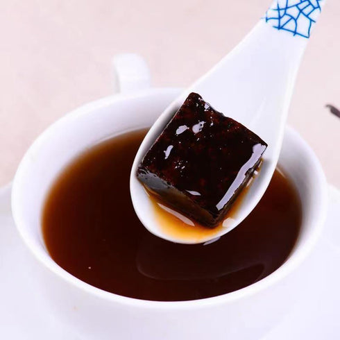 Aandiso 8.81 Oz 250g Black Sugar Cubes Chinese Traditional - Handmade Sugarcane Dark Black Sugars For Tea And Coffee