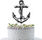 Ship Anchor Cake Topper-Nautical Themed Party cake topper-Navy Themed Bon Voyage Decorations
