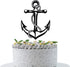 Ship Anchor Cake Topper-Nautical Themed Party cake topper-Navy Themed Bon Voyage Decorations