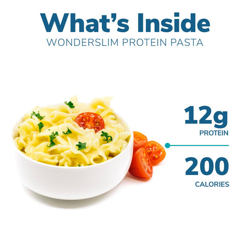 12g 200 (5ct) WonderSlim Protein Pasta, Creamy Fettuccini Alfredo, Protein, Calories