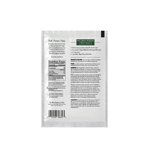 Spicy Pickling Mix, Hot 6.5oz by Mrs. Wages