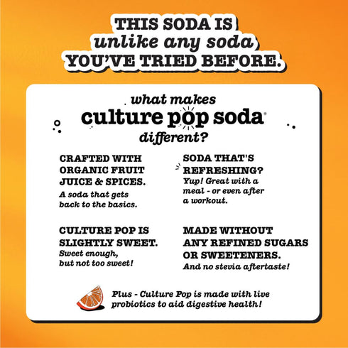 (12pk) Culture Pop Soda, Wild Berries & Lime, Probiotic Low Sugar Soda, Sparkling Juice Alternative, Non-GMO, Kosher