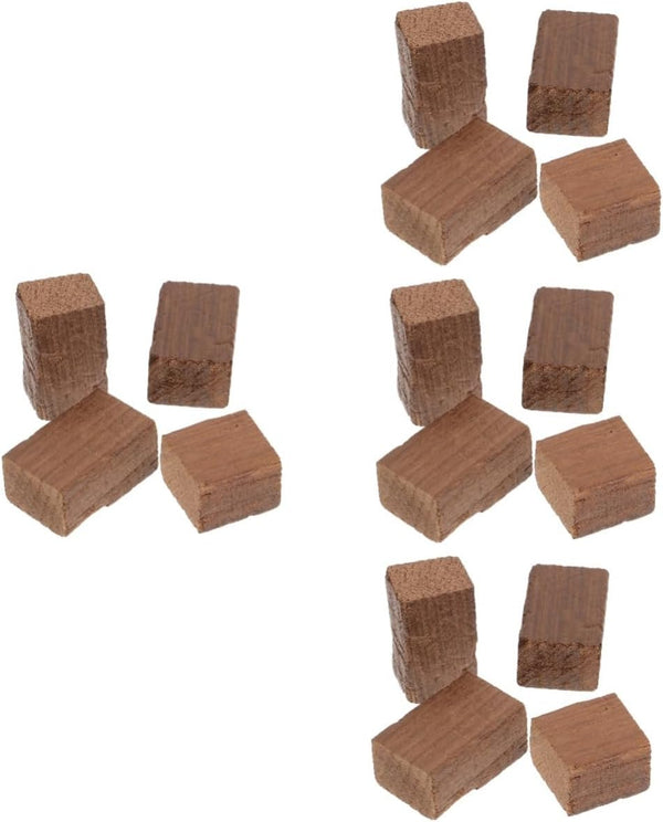 Healifty Red Wine Brewing Wood Chips Rustic Oak Cubes for Home Wine