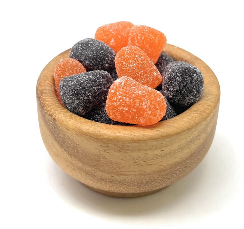 3 YANKEETRADERS Orange & Black Spice Drops Candy, Halloween Treats, Pound Bulk Bag