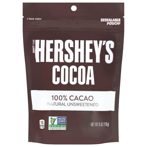 Hersheys, Cocoa 100% Cacao Natural Unsweetened, 6 Ounce