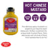 9.5 (Pack 2) Oriental Wok Gourmet Hot Chinese Mustard, Spicy & Bold Kitchen Must-Have, Ideal for Sandwiches, Stir-Fries