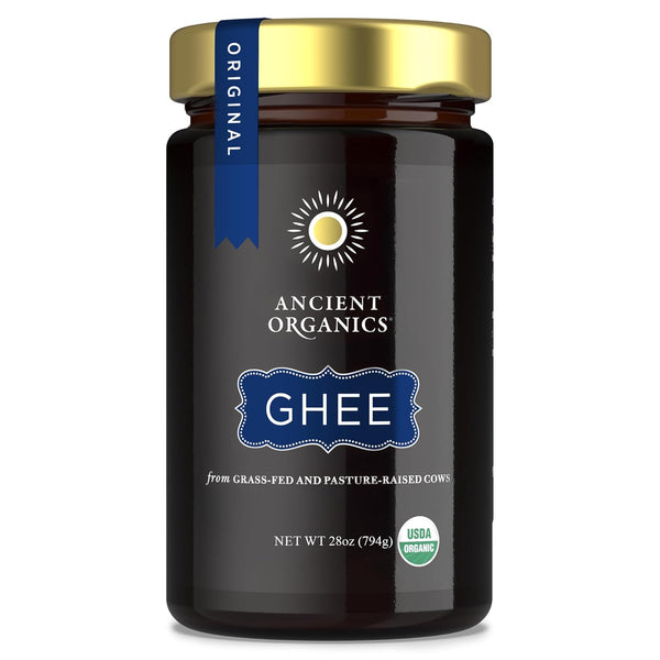 Ancient Organics Ghee - Organic Grass Fed Ghee Butter, Gluten Free, Clarified