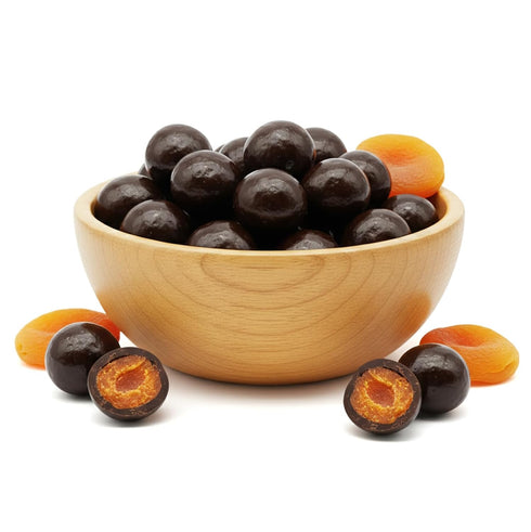 NY Spice Shop Dark Chocolate Apricots - 2 Pound Bulk Sweet &