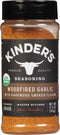 P.K. Kinder Co. Inc. Kinder's Woodfired Garlic Seasoning with Hardwood Smoked Flavor, 326g/11.4 oz. Shaker