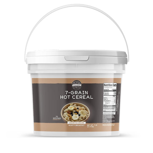 Birch & Meadow 1 Gallon of 7-Grain Hot Cereal, Non-GMO, Hearty Breakfast,