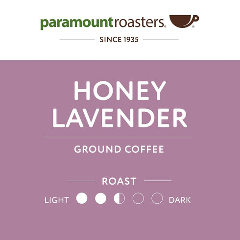 12 oz Paramount Roasters Honey Lavender Ground Coffee, Bag