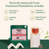VAHDAM Hibiscus Rose Tea Bags - 100% Whole Hibiscus Flowers Herbal Tea Bags (100 Count) with Rose, Chamomile & Spices