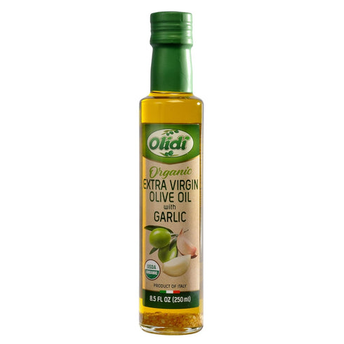 Olidi Garlic Infused Extra Virgin Olive Oil 8.5 oz | Product of