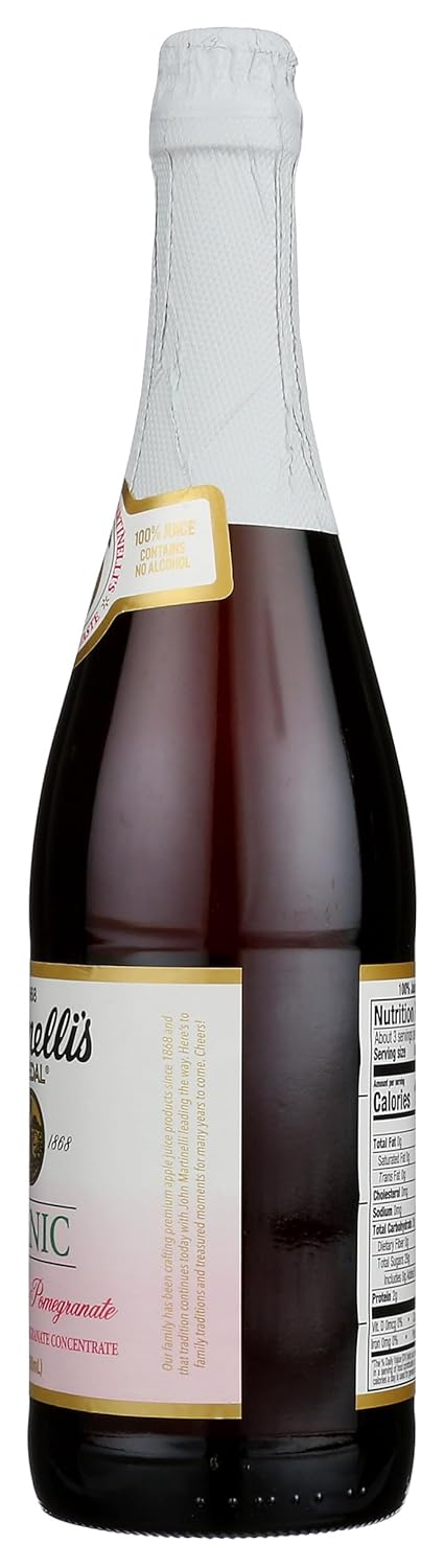 Martinelli's 25.4 Oz Organic Sparkling Apple Pomegranate