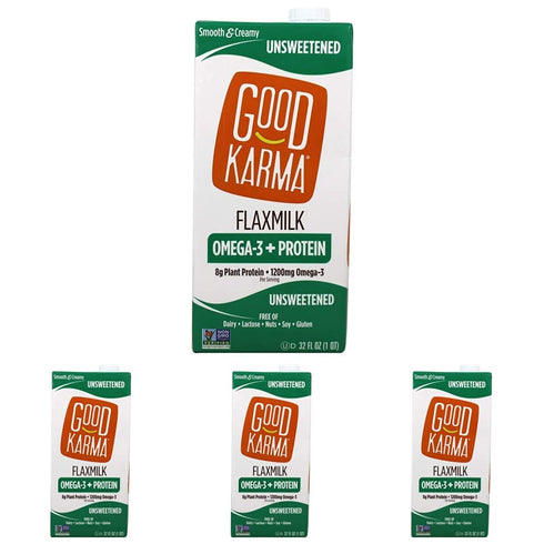 Good Karma - Flax Milk with Omega-3 + Protein Unsweetened - 32