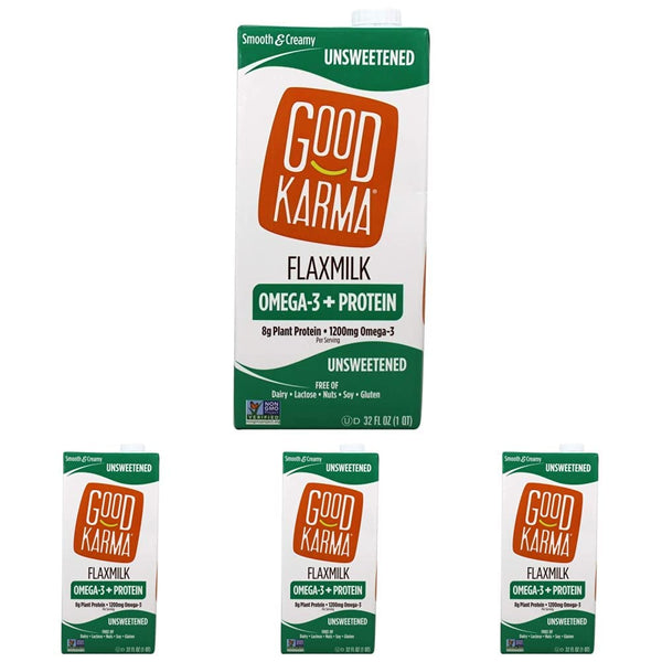 Good Karma - Flax Milk with Omega-3 + Protein Unsweetened - 32