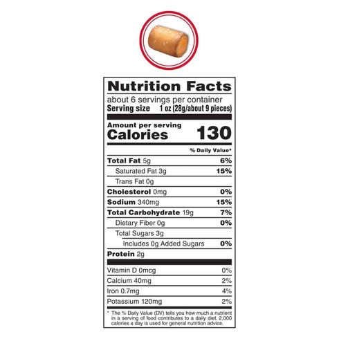 Packs, 6.3-Ounce (Pack 12) COMBOS Cheese Snacks - Buffalo Blue Cheese and Crackers Snack Baked Cracker Snack, Bulk Bag