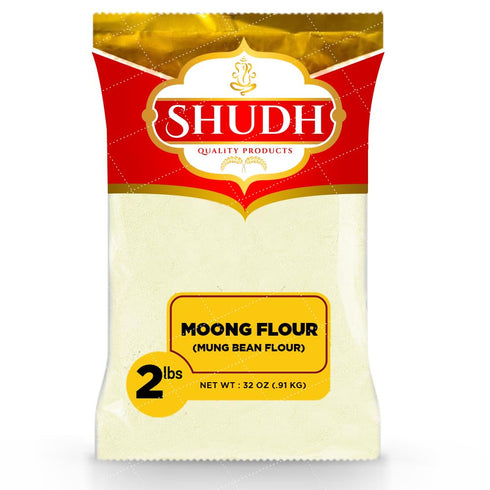 Shudh MOONG FLOUR (MUNG BEAN FLOUR) 2 LB ~ All Natural |