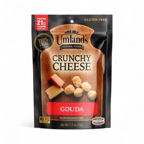 Umland's Umlands Crunchy Cheese Gouda (1 1.9 oz Bag) | 100% Real Wisconsin