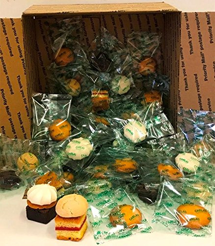 Carla's Sweest Carla's Sweets Assortment 9 (55 Single Snacks: 11 Meringues, 11 Brownies, 11