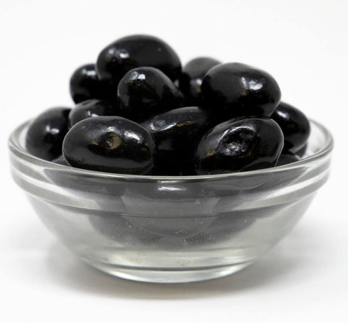 (3 LB) Canel's Jumbo Black Jelly Beans - Bulk Bags