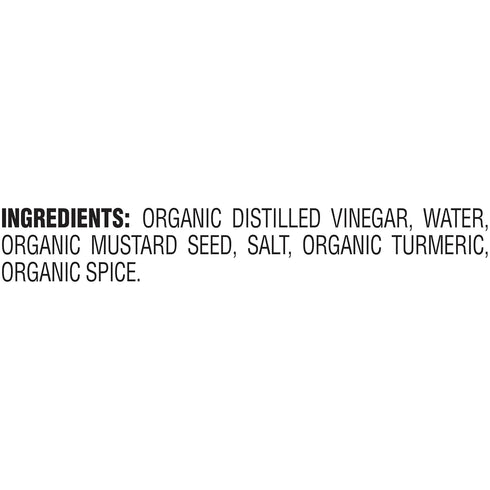 (20 oz Pack 6) Heinz Organic Yellow Mustard Bottles