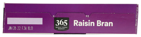 365 15 by Whole Foods Market, Raisin Bran Cereal, Vegan, Low-Fat, Ounce
