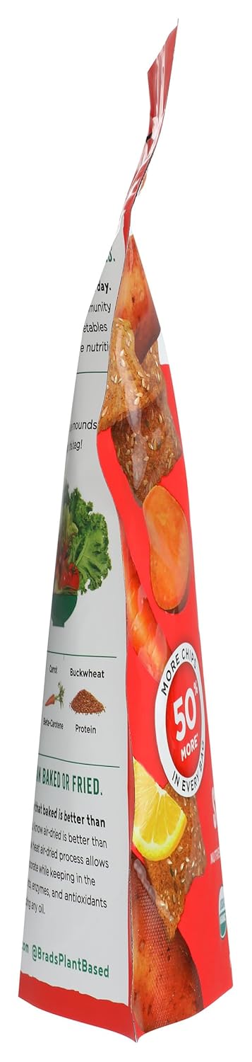 3 Brad's Raw, Chips Sweet Potato Organic, Ounce