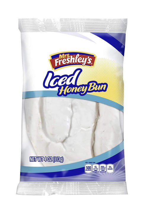 Mrs. Freshley's 4 9 Iced Honey Buns | Ounce | Case
