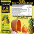 30 Pack ZEARAW Healthy Fruit Snacks for Adults and Kids Fruit Leather with Dried Pineapple, Blueberry, Apple-Strawberry